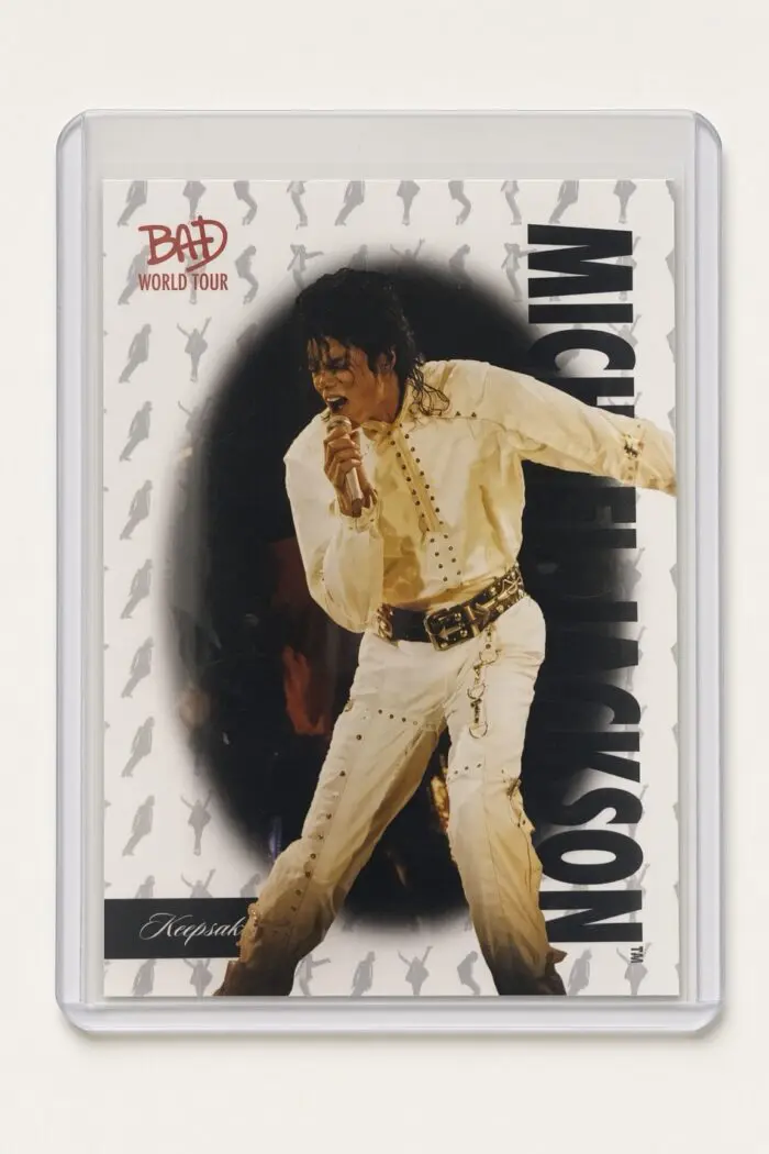 Michael Jackson BAD Tour Keepsake Trading Card #29 | Base Silhouette