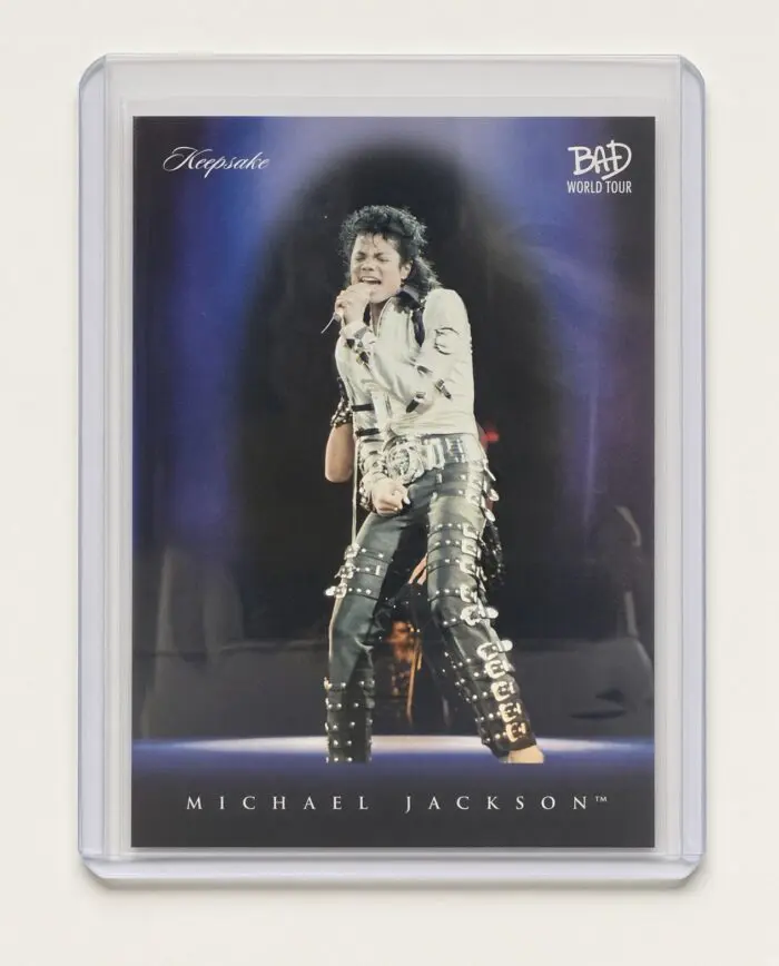 Michael Jackson BAD Tour Keepsake Trading Card #36 | Spotlight | Base Foil