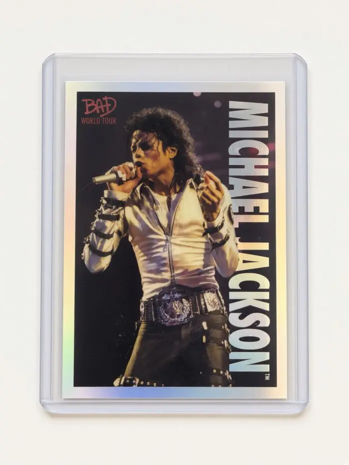 Michael Jackson BAD Tour Keepsake Trading Card #70 | Shortprint | Foil
