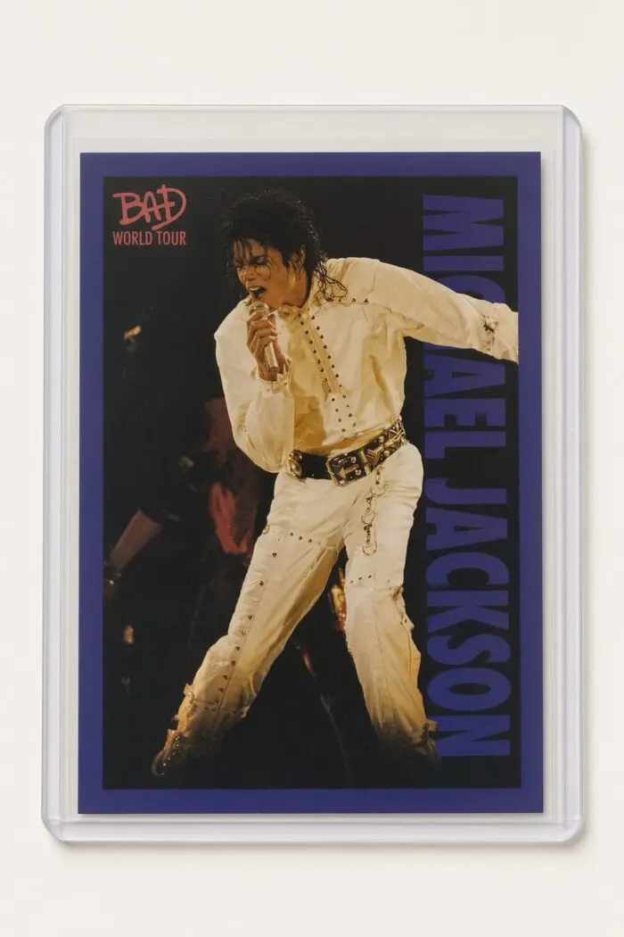 Michael Jackson BAD Tour Keepsake Trading Card #67 | Shortprint | Blue Foil