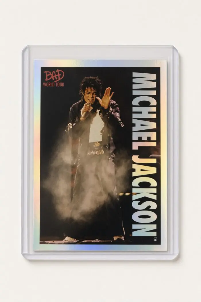 Michael Jackson BAD Tour Keepsake Trading Card #66 | Shortprint | Foil