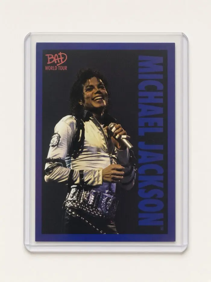 Michael Jackson BAD Tour Keepsake Trading Card #85 | Shortprint | Blue Foil
