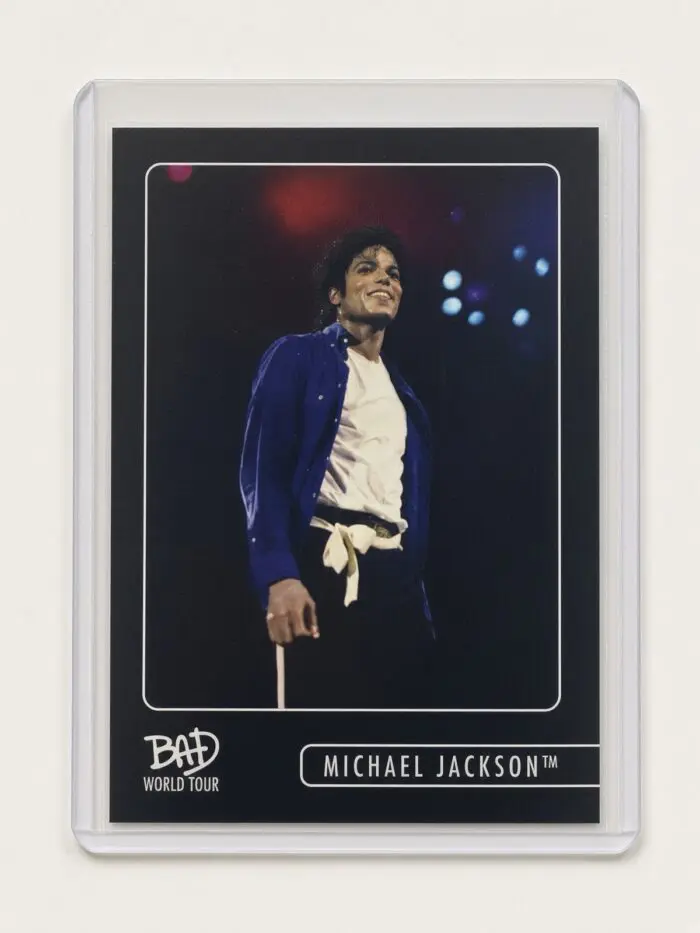 Michael Jackson BAD Tour Keepsake Trading Card #90 | Throwback | Foil