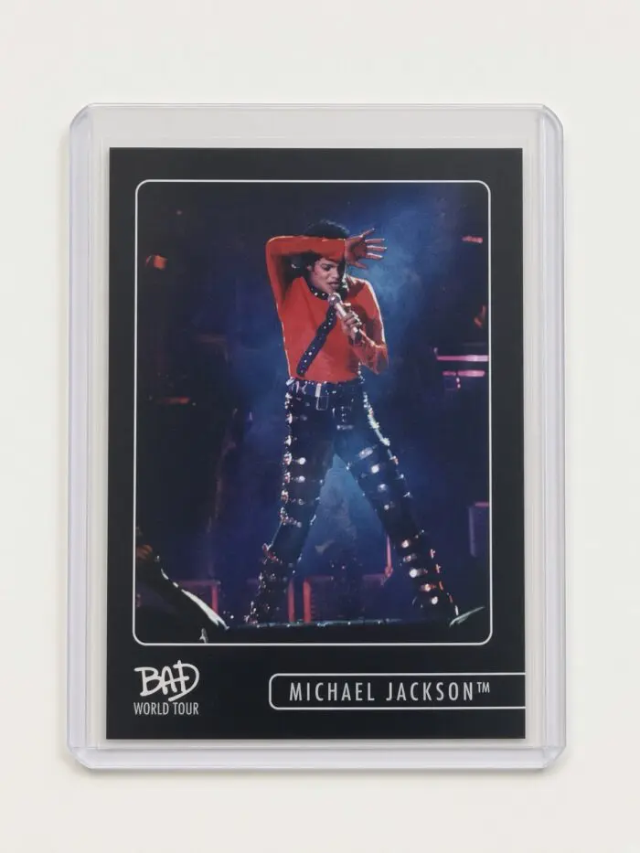 Michael Jackson BAD Tour Keepsake Trading Card #101 | Throwback | Foil