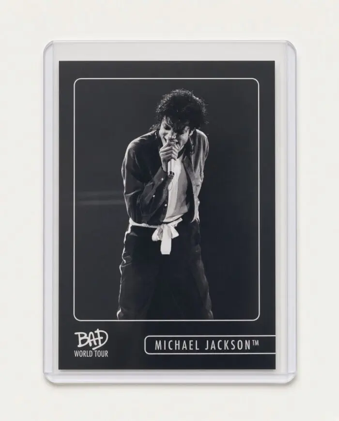Michael Jackson BAD Tour Keepsake Trading Card #98 | Throwback | Foil