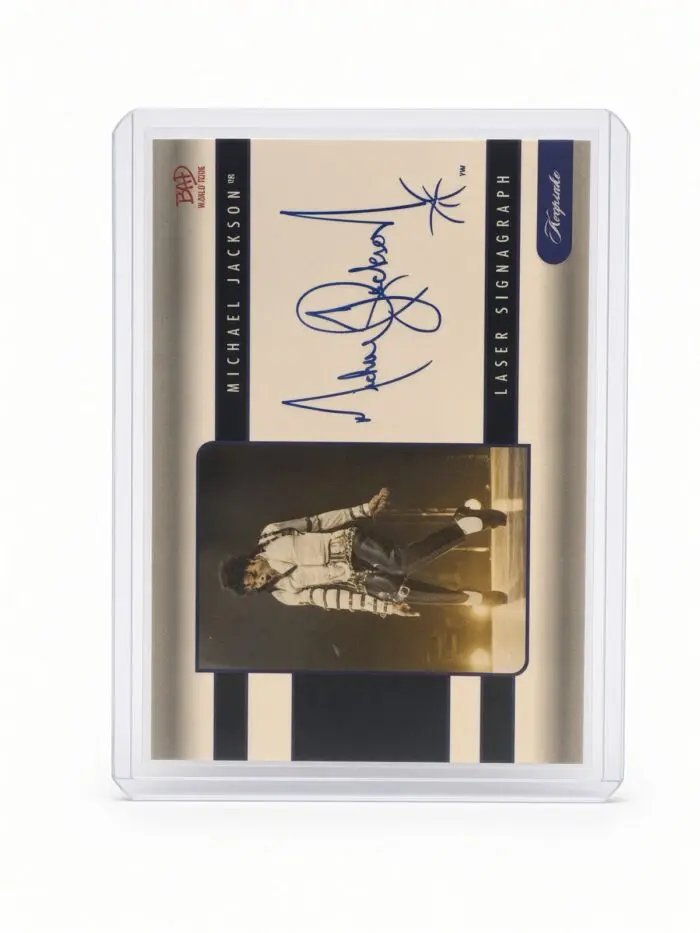 Michael Jackson BAD Tour Keepsake Trading Card #131 | Laser Signagraph | Base
