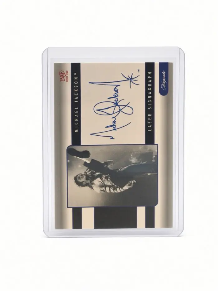 Michael Jackson BAD Tour Keepsake Trading Card #146 | Laser Signagraph | Base