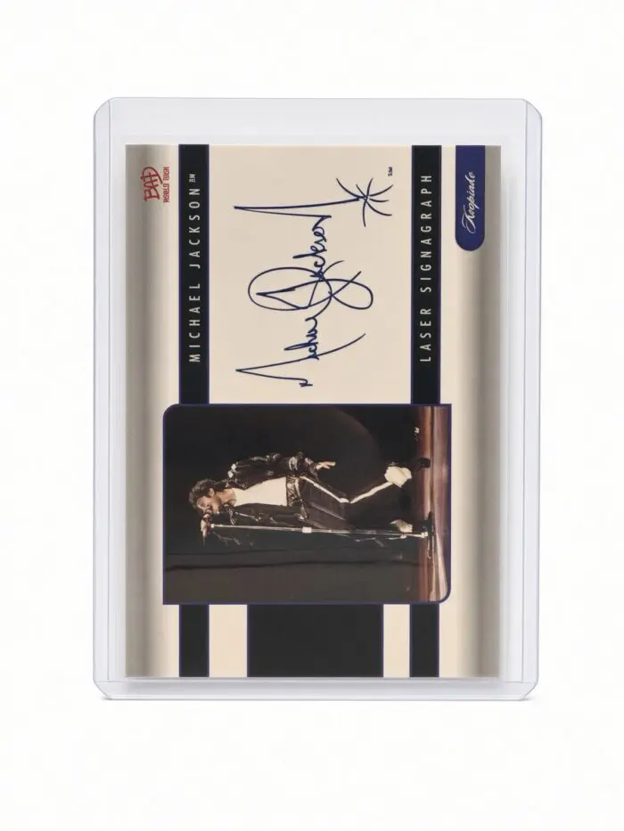 Michael Jackson BAD Tour Keepsake Trading Card #133 | Laser Signagraph | Base