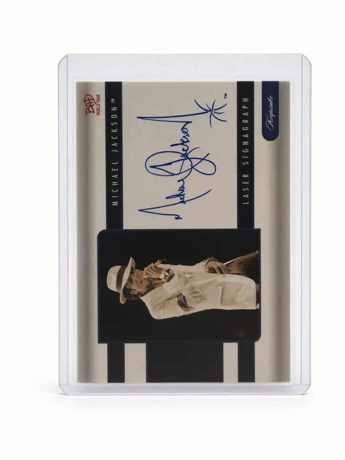 Michael Jackson BAD Tour Keepsake Trading Card #152 | Laser Signagraph | Foil