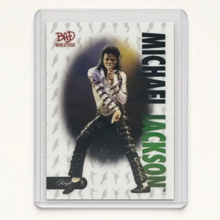 Michael Jackson BAD Tour Keepsake Trading Card #21 | Base | Hologram Silhouette