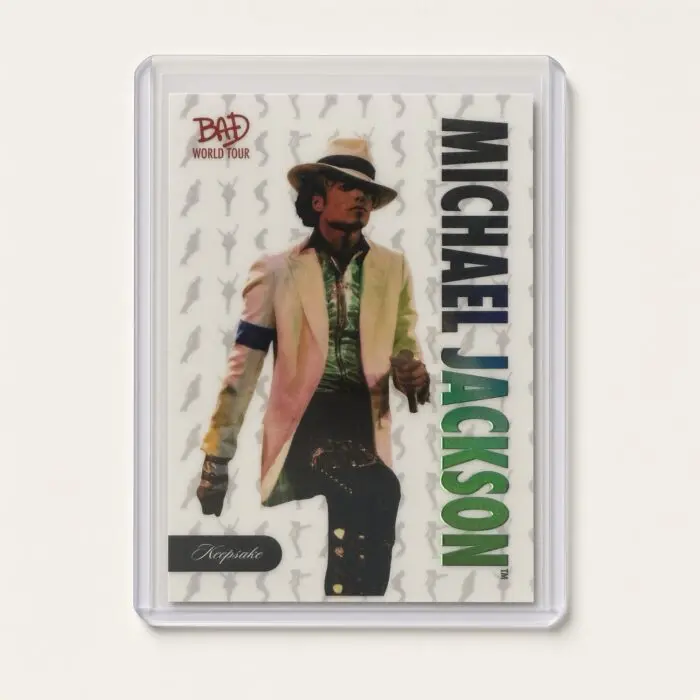 Michael Jackson BAD Tour Keepsake Trading Card #25 | Base | Hologram Silhouette