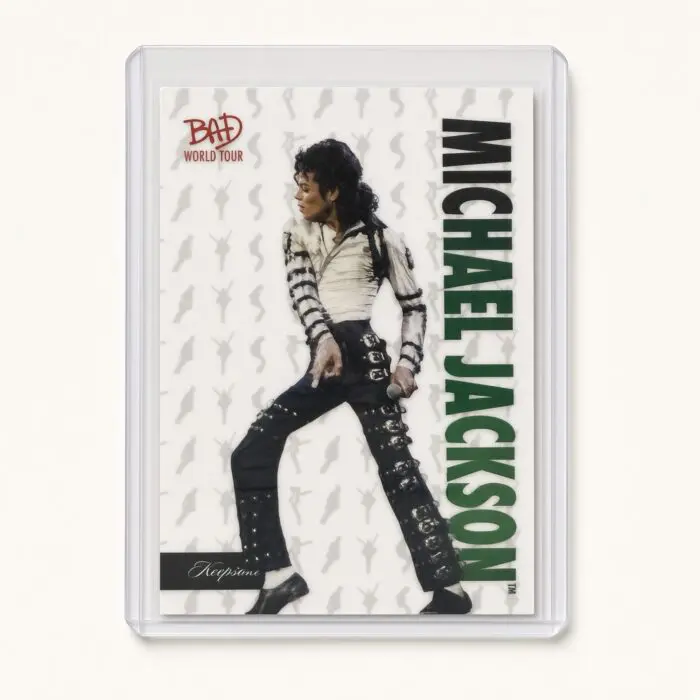 Michael Jackson BAD Tour Keepsake Trading Card #23 | Base | Hologram Silhouette