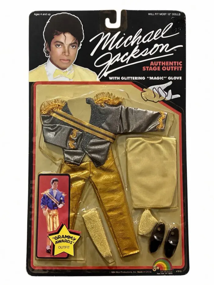 Michael Jackson Grammy Awards 1984 LJN Stage Outfit 12" Doll Clothes Sealed