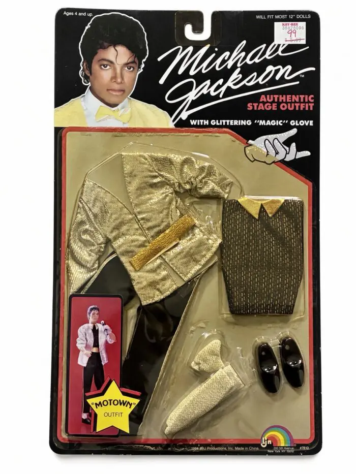 Michael Jackson Motown 1984 LJN Stage Outfit 12" Doll Clothes Sealed