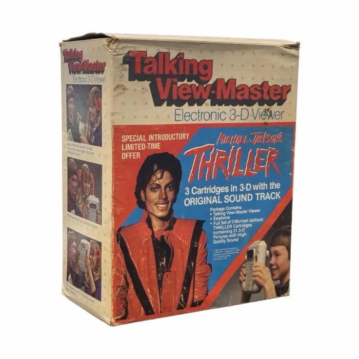 Michael Jackson Thriller Talking View-Master 3-D Viewer Original Box Viewmaster