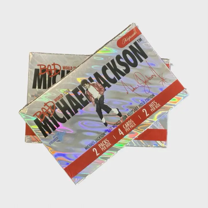 Michael Jackson BAD World Tour Keepsake Holo Breaker Two Box Deal