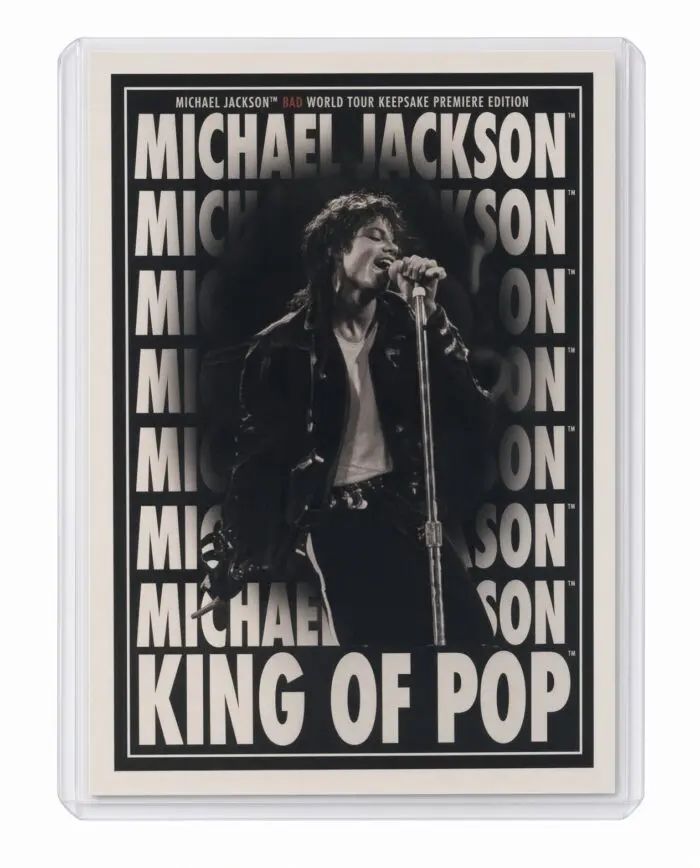 Michael Jackson BAD Tour Keepsake Trading Card #177 | Poster | White Foil