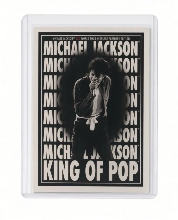 Michael Jackson BAD Tour Keepsake Trading Card #179 | Poster | White Foil