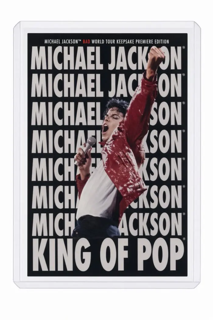 Michael Jackson BAD Tour Keepsake Trading Card #192 | Poster | White Foil