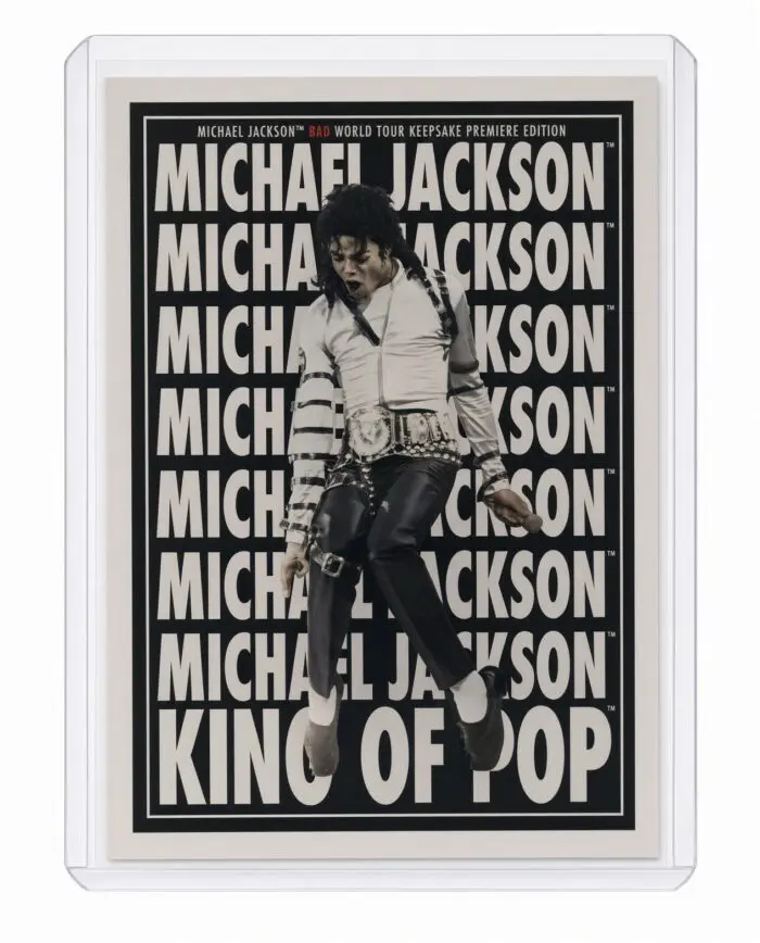 Michael Jackson BAD Tour Keepsake Trading Card #194 | Poster | White Foil