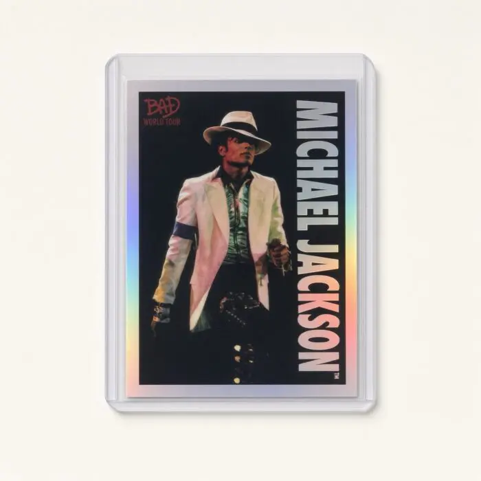Michael Jackson BAD Tour Keepsake Trading Card #62 | Shortprint | Hologram Foil