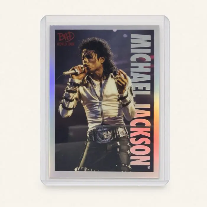 Michael Jackson BAD Tour Keepsake Trading Card #70 | Shortprint | Hologram Foil