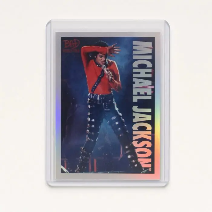 Michael Jackson BAD Tour Keepsake Trading Card #72 | Shortprint | Hologram Foil
