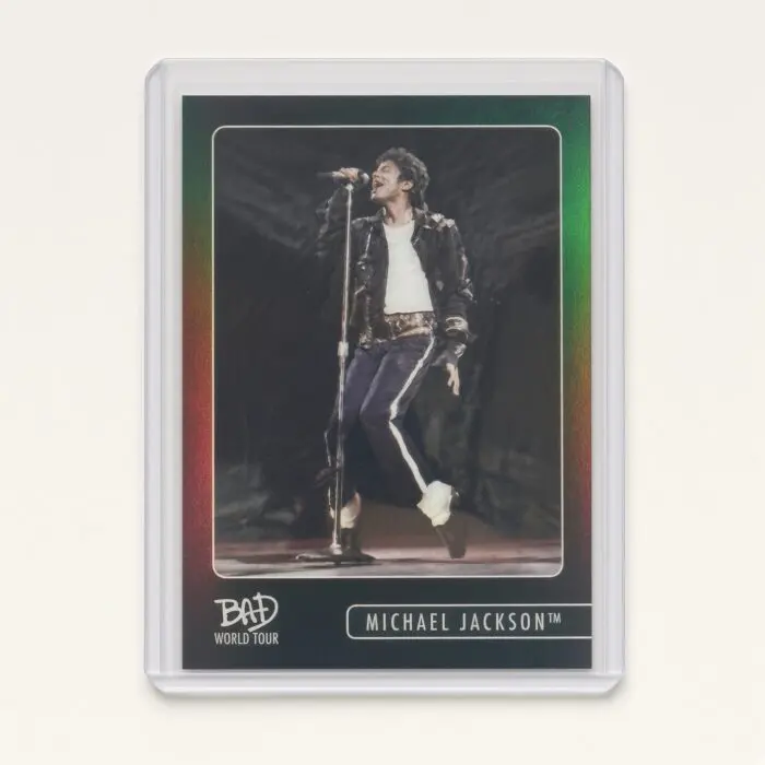 Michael Jackson BAD Tour Keepsake Trading Card #86 | Throwback | Hologram
