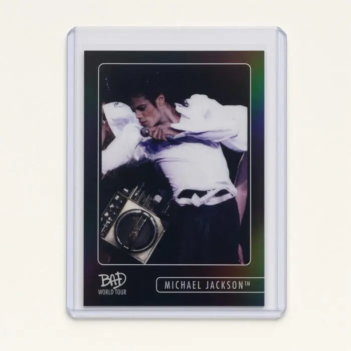 Michael Jackson BAD Tour Keepsake Trading Card #87 | Throwback | Hologram