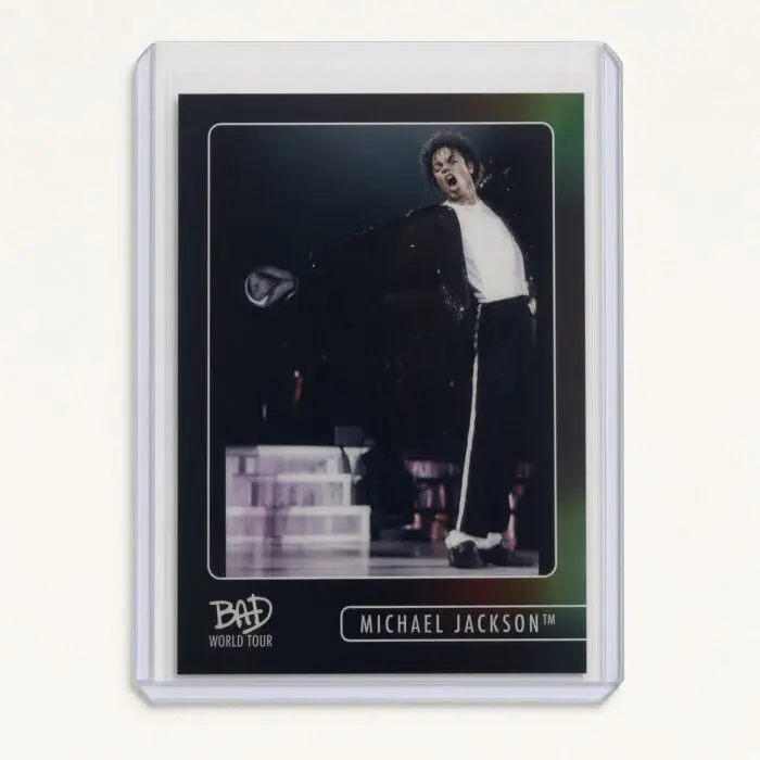 Michael Jackson BAD Tour Keepsake Trading Card #89 | Throwback | Hologram
