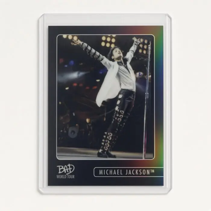 Michael Jackson BAD Tour Keepsake Trading Card #94 | Throwback | Hologram