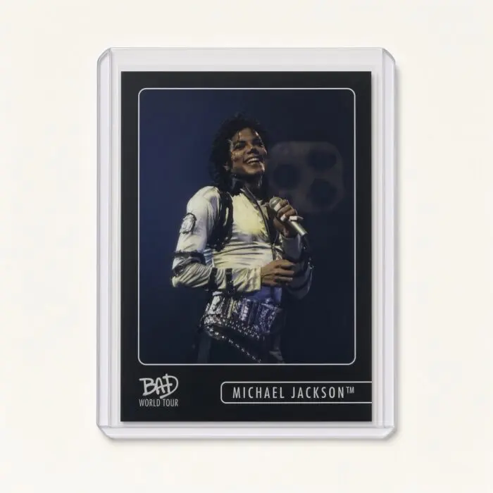 Michael Jackson BAD Tour Keepsake Trading Card #95 | Throwback | Hologram