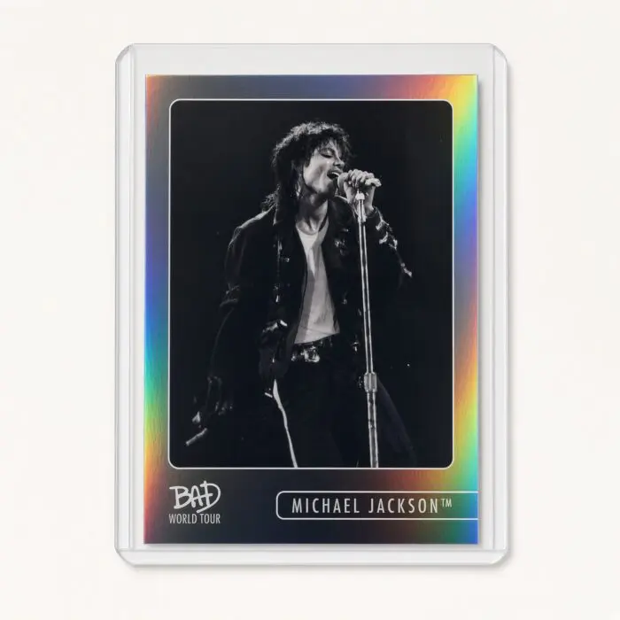 Michael Jackson BAD Tour Keepsake Trading Card #97 | Throwback | Hologram