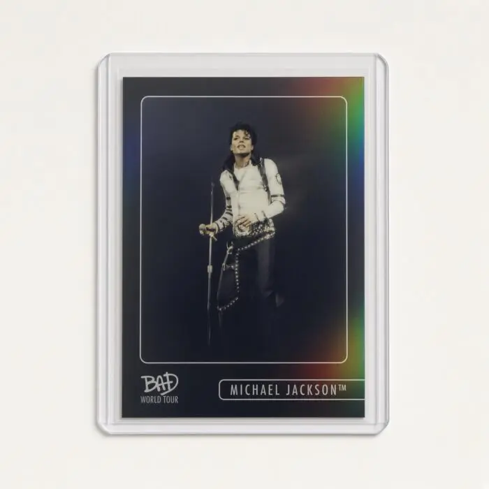 Michael Jackson BAD Tour Keepsake Trading Card #99 | Throwback | Hologram