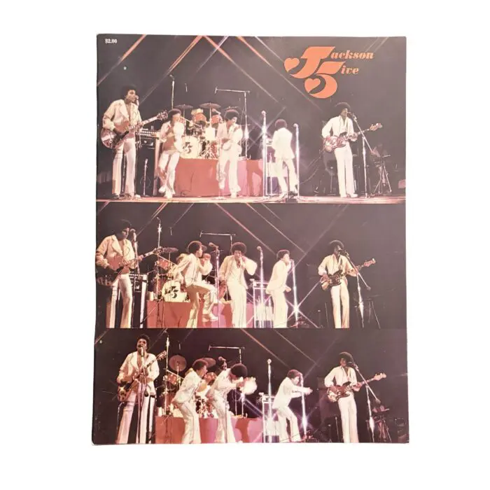 The Jackson 5 World Tour Original 1974 Concert Program