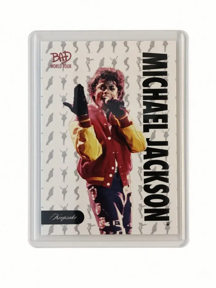 Michael Jackson BAD Tour Keepsake Trading Card #7 | Base | Silhouette