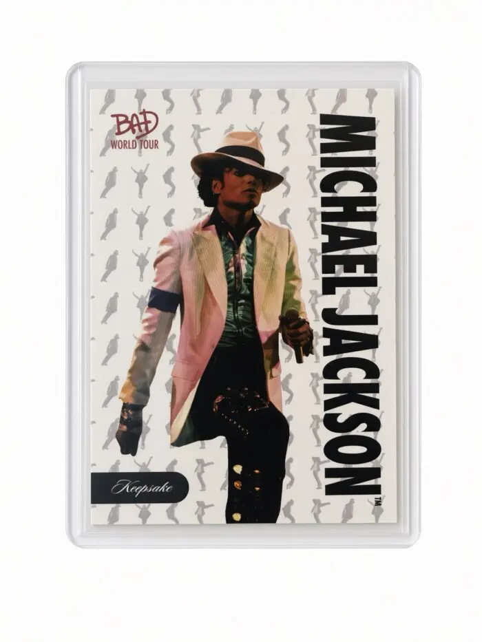 Michael Jackson BAD Tour Keepsake Trading Card #25 | Base | Silhouette