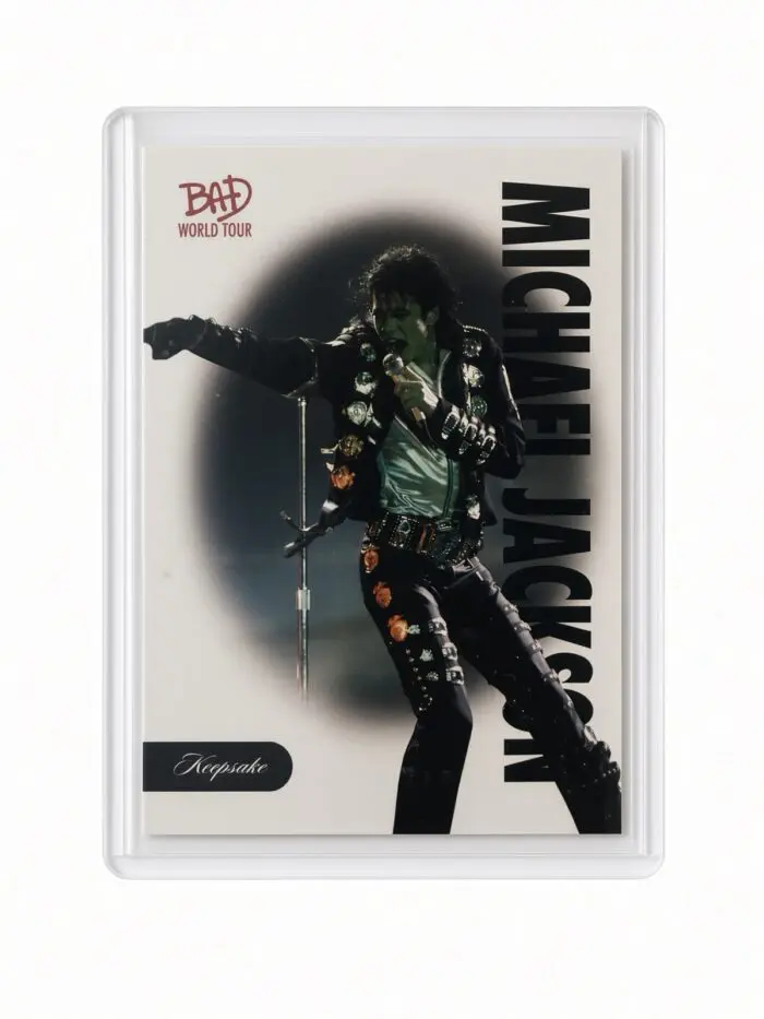 Michael Jackson BAD Tour Keepsake Trading Card #28 | Base | Foil