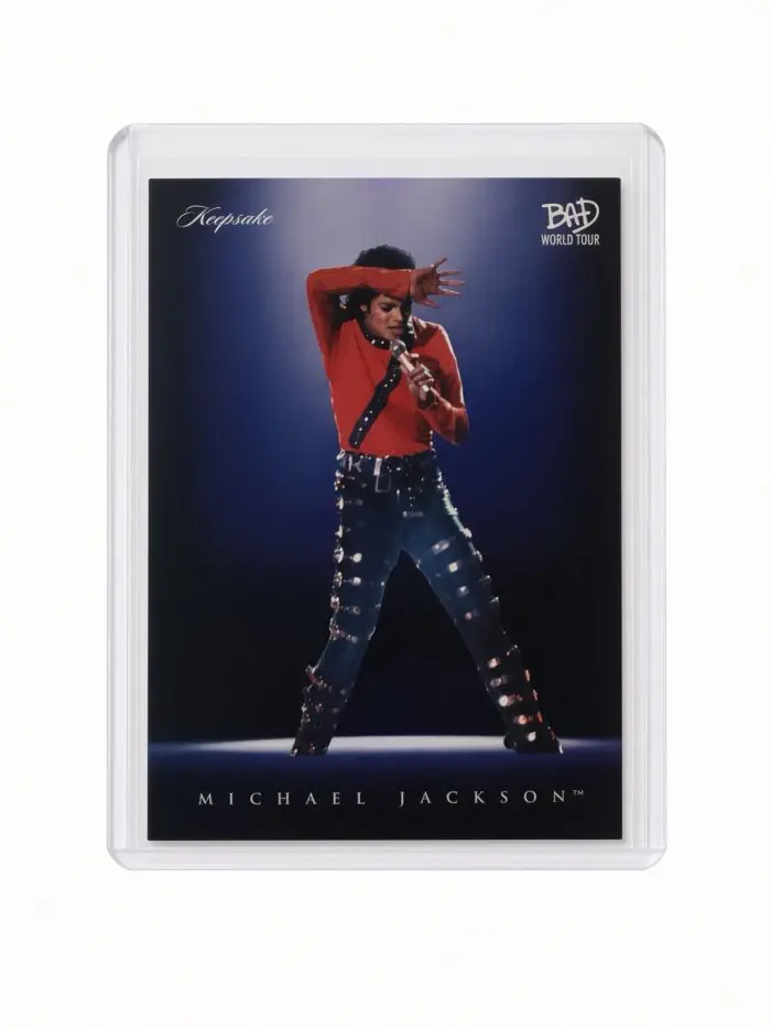 Michael Jackson BAD Tour Keepsake Trading Card #42 | Spotlight | Base Foil