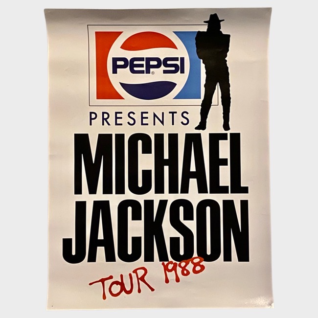 Michael Jackson BAD World Tour Pepsi Promo Poster – Michael Jackson Market