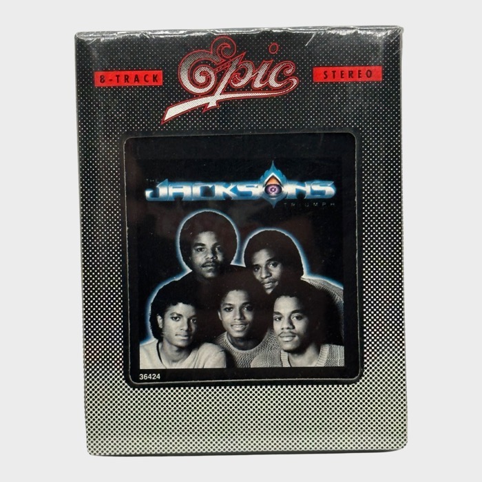 The Jacksons 'Triumph' Sealed 8-Track Tape (USA)