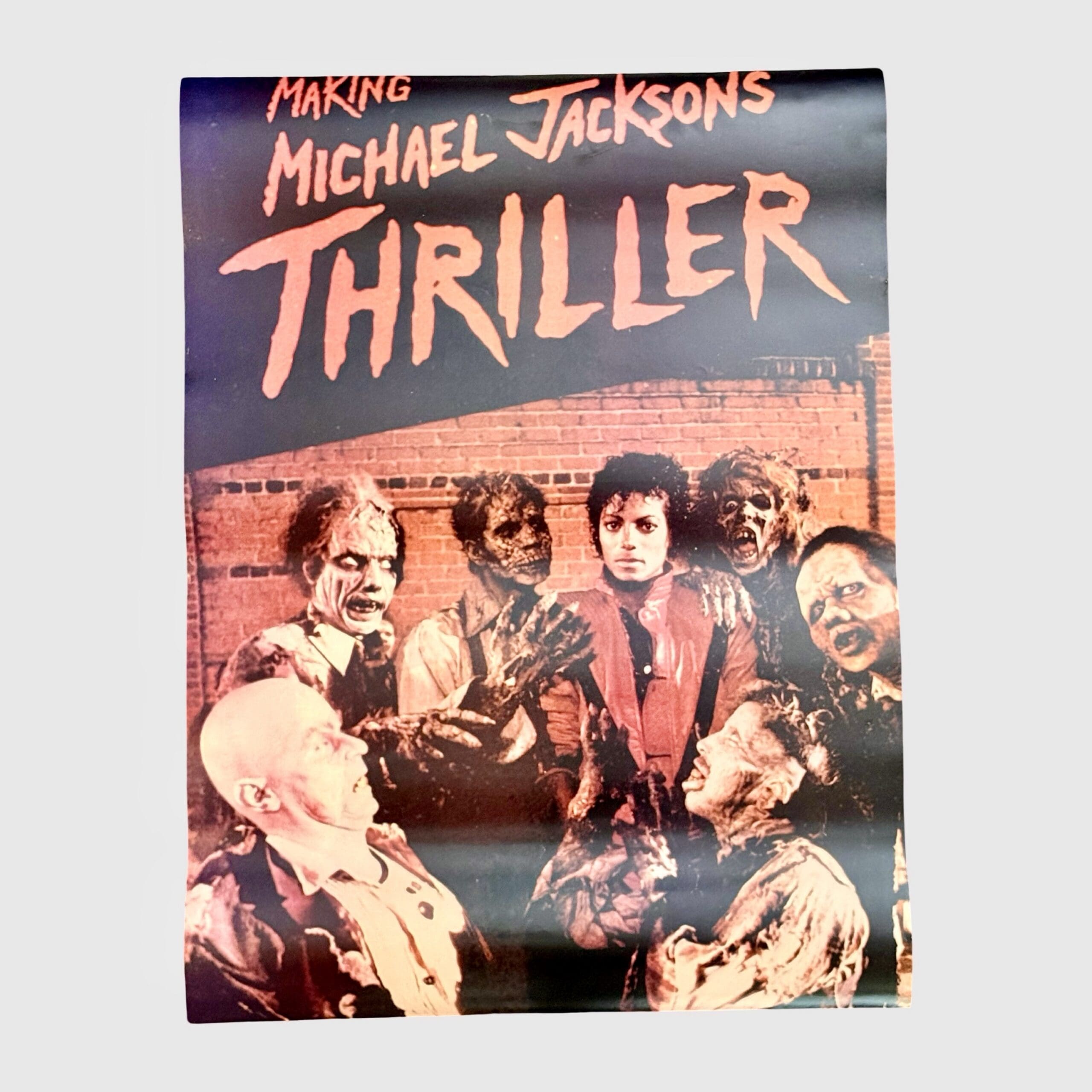 Michael Jackson Making Thriller Promo Poster 18” x 24” – Michael