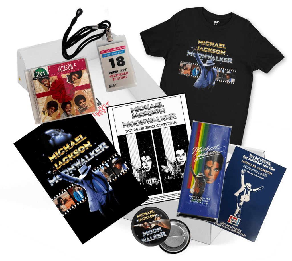 Moonwalker MJ Box (Worldwide) Michael Jackson Market