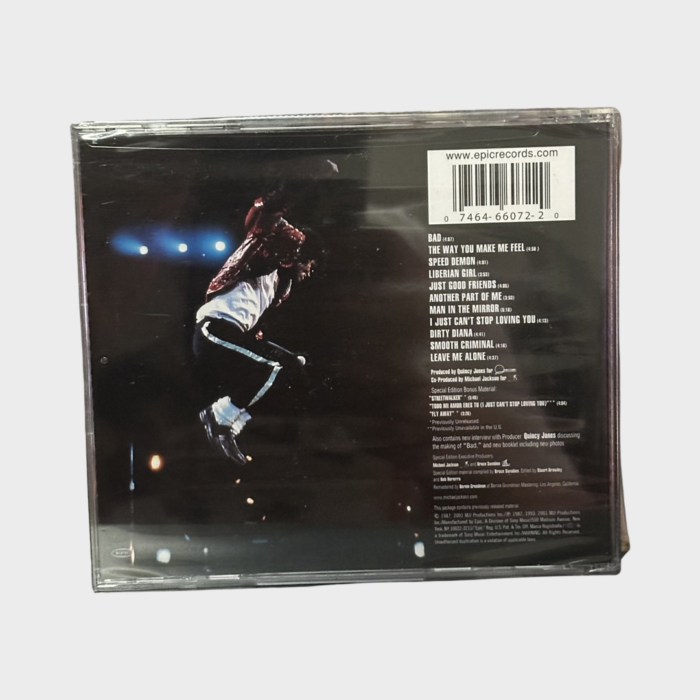 Michael Jackson BAD Special Edition CD Sealed CD (USA) - Image 2