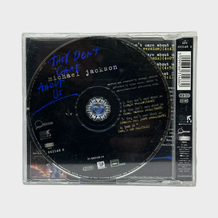 Michael Jackson 'They Don't Care About Us' CD Single (EURO) - Image 2