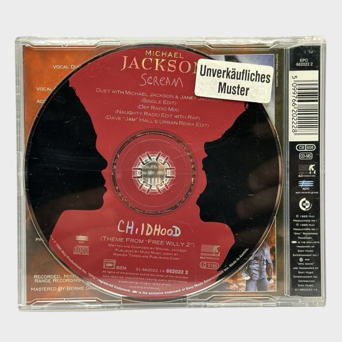 Michael Jackson ‘Scream’ CD Single (Germany) - Image 2