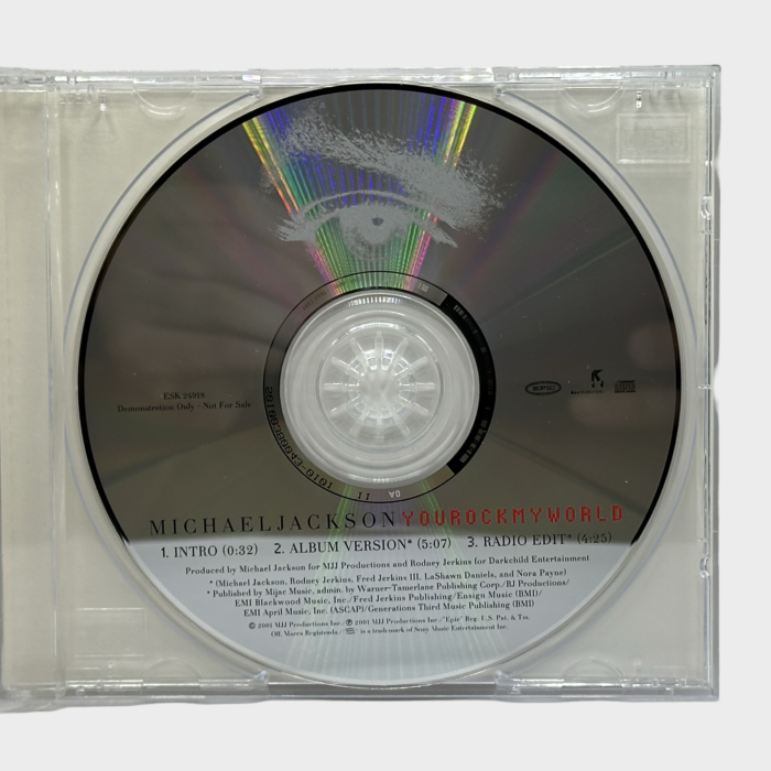 Michael Jackson ‘You Rock My World’ Promo CD Single (EURO) - Image 3