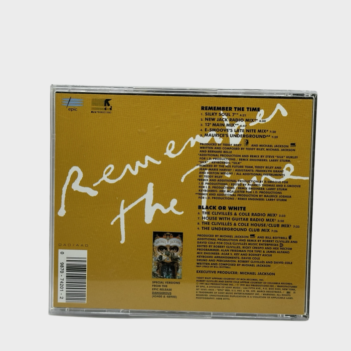 Michael Jackson 'Remember The Time' CD Single (USA) - Image 2