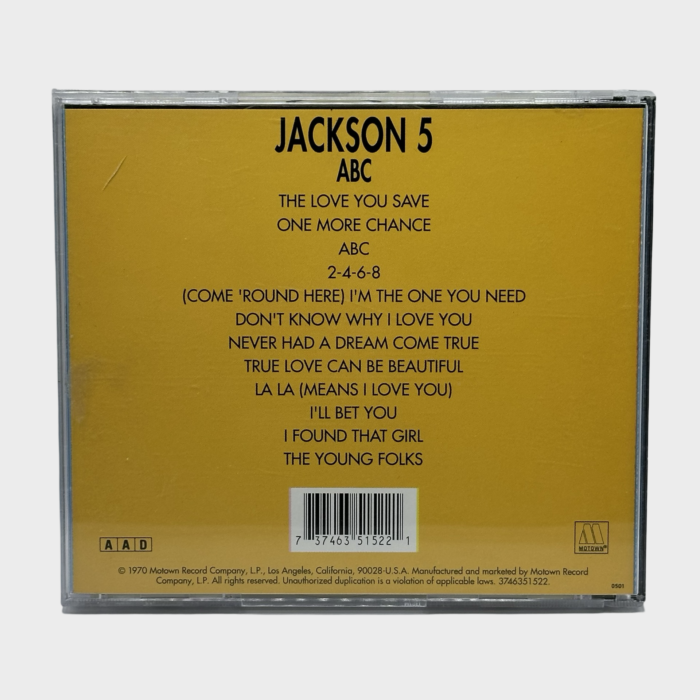 Jackson 5 'ABC' CD (USA) - Image 2