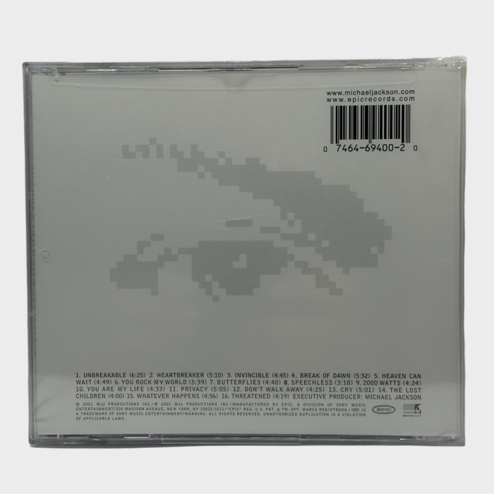 Michael Jackson 'Invincible' Sealed CD White (USA) - Image 2